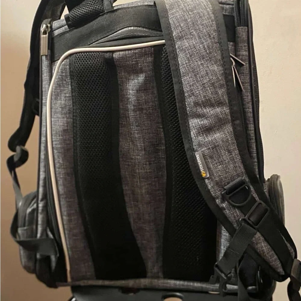 ComfortPet gray Breathable Backpack Carrier for Dogs & Cats